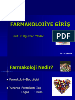 Farmakolojiye Giriş