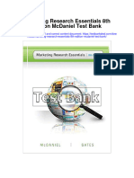 Instant Download Marketing Research Essentials 8th Edition Mcdaniel Test Bank PDF Full Chapter