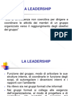 1 - Leadership Generalita-Definizioni