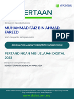 Muhammad Faiz Bin Ahmad Fareed: Rekaan Permainan Video (Menengah Rendah)