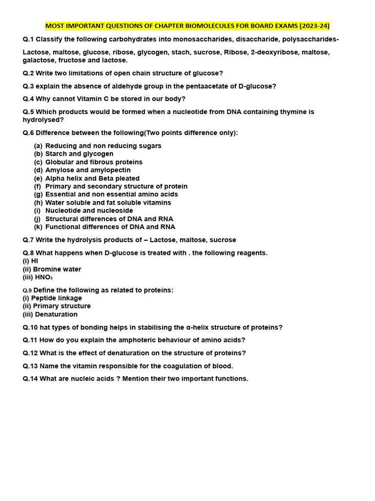 1702656354729_BIOMOLECULES_IMPORTANT_QUESTIONS PDF