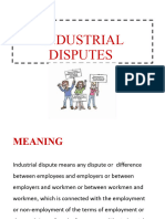 Industrial Dispute.
