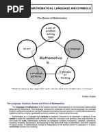 Lesson 2. Mathematical Language and Symbols