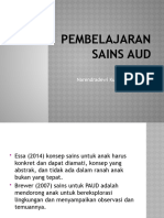 Pembelajaran Sains Aud