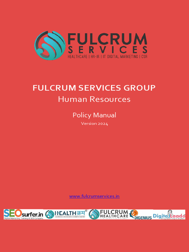 Manual__1. HR Policy Manual 2024 PDF Employment Miscarriage