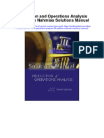 Instant Download Production and Operations Analysis 6th Edition Nahmias Solutions Manual PDF Full Chapter