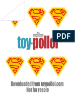 Super Powers Superman Cape Emblem 1656539575