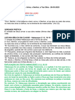 EBD - Lição 13 - (Adultos) - Aviva, o Senhor, A Tua Obra