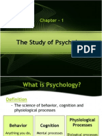 The Study of Psychology: Chapter - 1