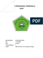 Standar Operasional Prosedur Personalia