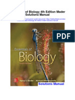 Instant download Essentials of Biology 4th Edition Mader Solutions Manual pdf full chapter