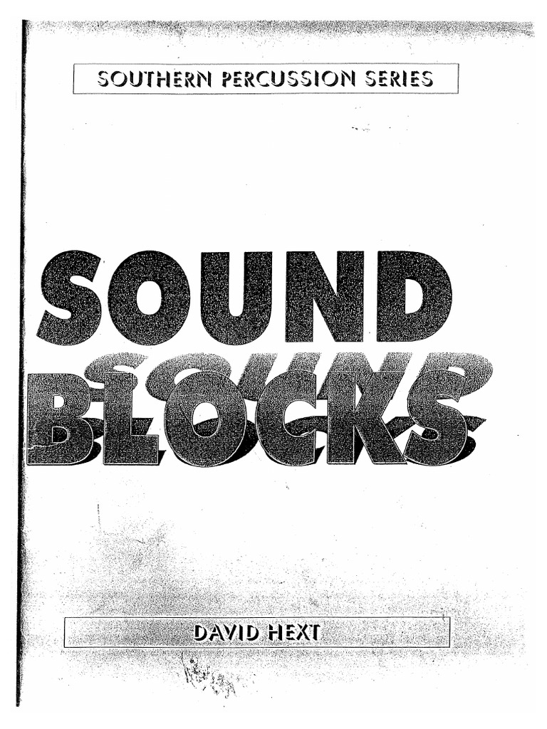Sound Blocks - David Hext | PDF