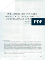 Impacto de Los Capitales Humano y Organizacional en Las Estrategias de La P...