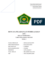 RPP Kelas 5 Tema 3