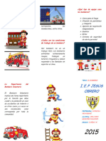 Triptico de Bombero