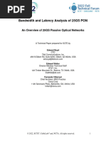 Bandwidth and Latency Analysis of 25GS PON - Ed Boyd - SCTE22 - Approved - FV