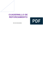 Cuadernillo de Reforzamiento Tercer Grado de Educación Secundaria