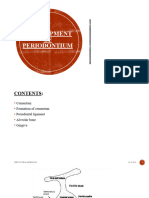 Development of Periodontium