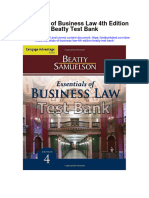 Instant Download Essentials of Business Law 4th Edition Beatty Test Bank PDF Full Chapter