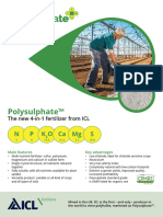 Polysulphate Sales Sheet For Usa