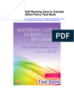 Instant Download Maternal Child Nursing Care in Canada 1st Edition Perry Test Bank PDF Full Chapter
