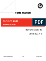 Onan Mdkal Parts Manual