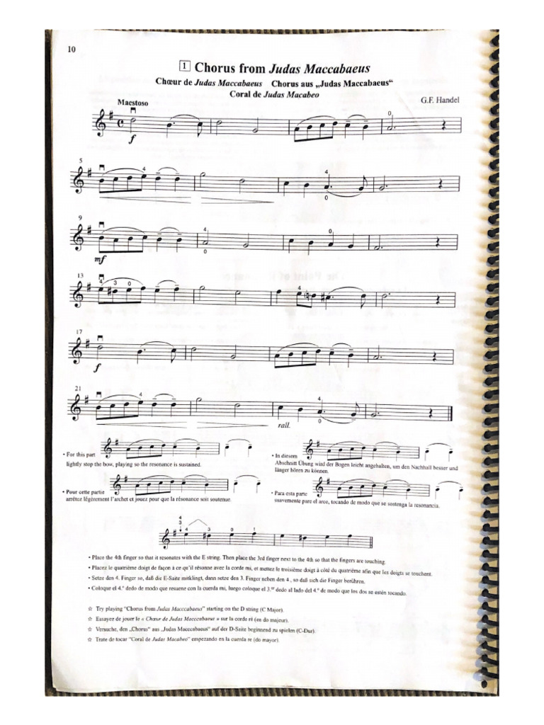 1 Chorus From Judas Maccabaeus PDF