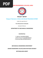 Design & Fabrication of Dual Axis Solar System