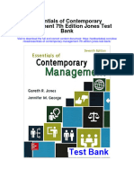 Instant Download Essentials of Contemporary Management 7th Edition Jones Test Bank PDF Full Chapter