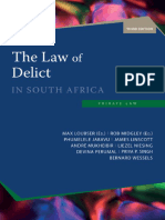 The Law of Delict in South Africa, 3rd, Loubser