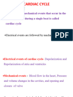 Cardiac Cycle: Electrical and Mechanical Events That Occur in The