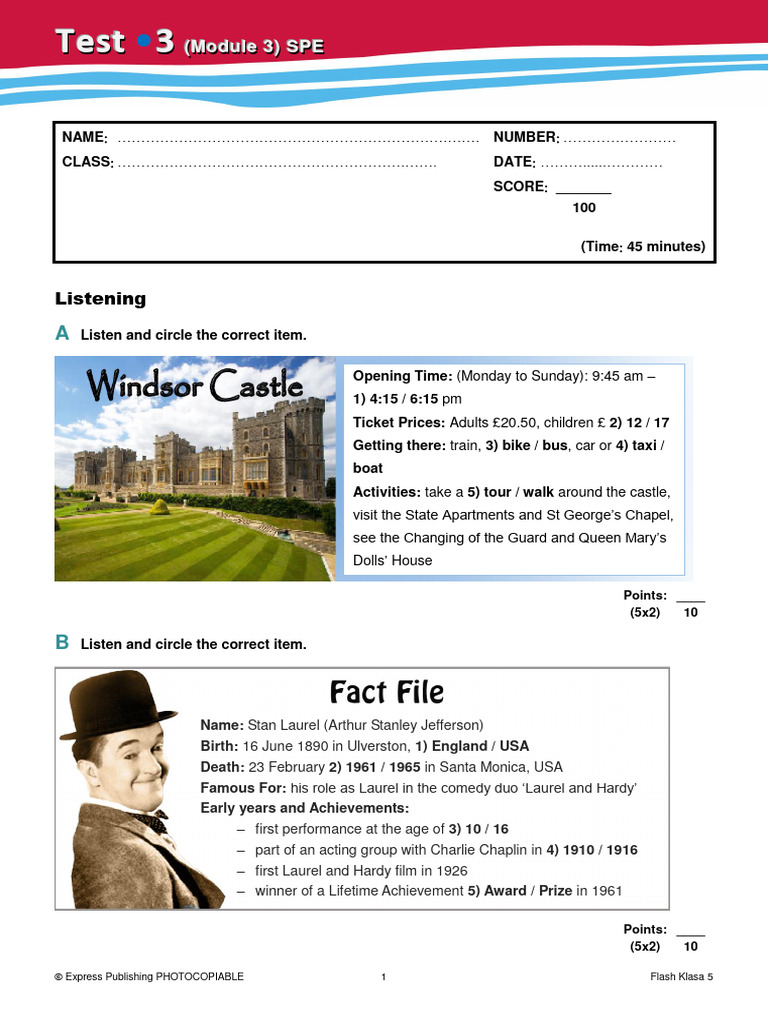 Flash Kl 5 Test Mod 3 Spe Pdf