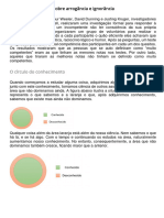 Um Estudo Científico Sobre Arrogância e Ignorância