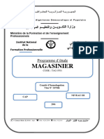 Programme D'étude Magasinier