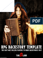 RPG Backstory Template