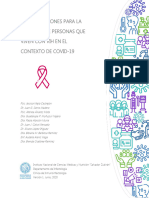 Consideraciones Clinicas Covid19 Vih