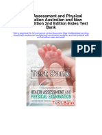 Instant Download Health Assessment and Physical Examination Australian and New Zealand Edition 2nd Edition Estes Test Bank PDF Full Chapter