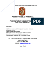 2 Módulo Estimulación Cinestésica Corporal y El Arte - 2023 - Hugo Paca Ñ.