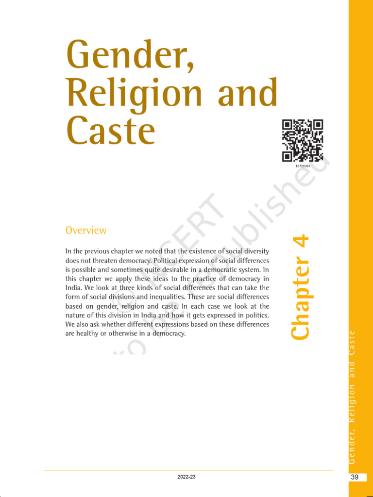 Gender, Religion, and Caste in India | PDF | Gender | Gender Studies