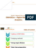 Session 1-Introduction To The Course DMA301m
