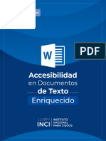 Guía de Accesibilidad para Documentos de Texto - INCI