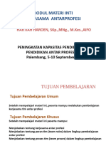 Materi Pelatihan - Kerjasama Antar Profesi