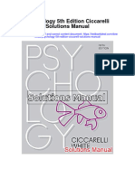 Instant Download Psychology 5th Edition Ciccarelli Solutions Manual PDF Full Chapter