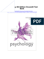 Instant Download Psychology 4th Edition Ciccarelli Test Bank PDF Full Chapter