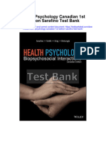 Instant Download Health Psychology Canadian 1st Edition Sarafino Test Bank PDF Full Chapter
