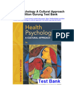 Instant download Health Psychology a Cultural Approach 3rd Edition Gurung Test Bank pdf full chapter