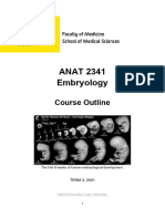 2021 Anat2341 Course Outline Final