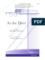 As The Deer: Martin Nystrom Lloyd Larson