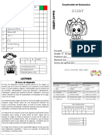 Evaluacion SisAT 5°