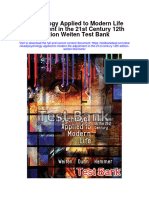 Instant Download Psychology Applied To Modern Life Adjustment in The 21st Century 12th Edition Weiten Test Bank PDF Full Chapter